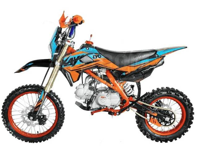 картинка Питбайк KAYO EVOLUION YX140EM 17/14 (электростартер) KRZ 