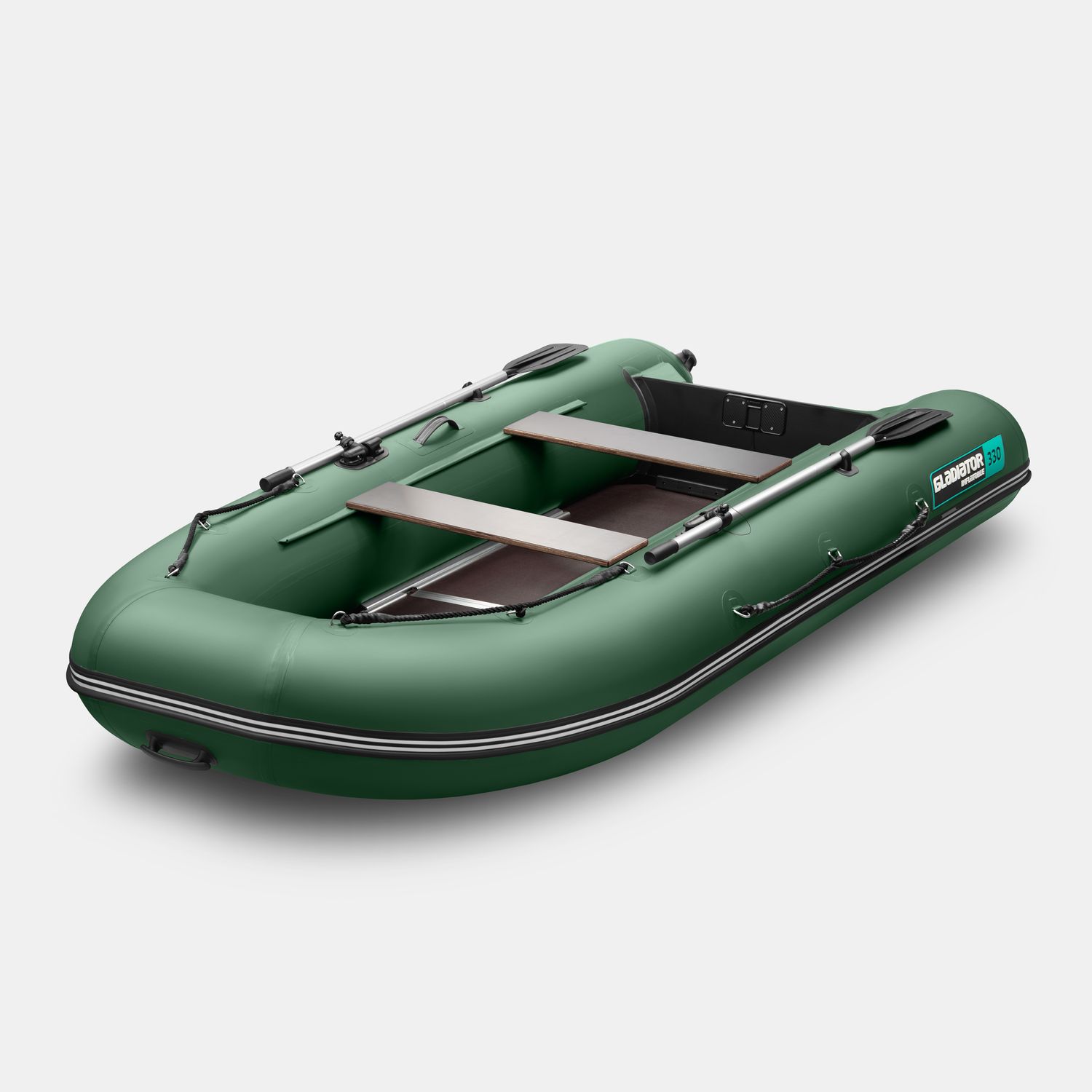 картинка Надувная лодка GLADIATOR B330 зеленый 